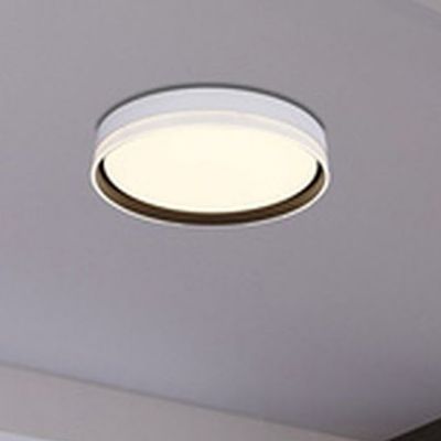 Candellux Florida plafon 1x24W LED biały/czarny 13-11305