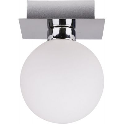 Candellux Oden lampa podsufitowa 1x40W chrom/biała 91-03195