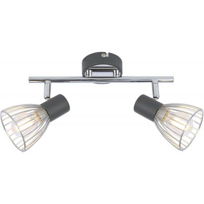 Candellux Modo lampa podsufitowa 2x40W czarny/chrom 92-61522