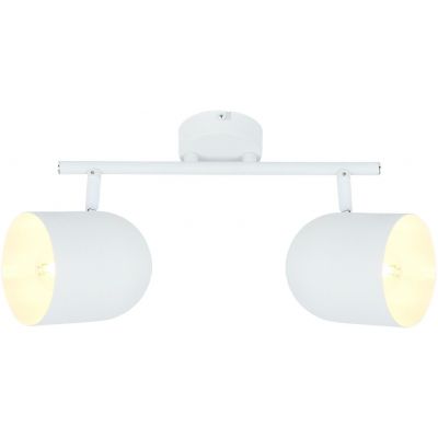 Candellux Azuro lampa podsufitowa 2x40W biała 92-63250