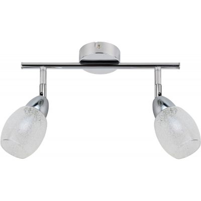 Candellux Rico lampa podsufitowa 2x6W LED chrom/przezroczysty 92-67579