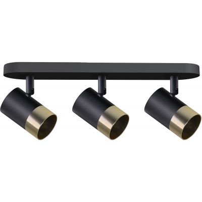 Candellux Tobi lampa podsufitowa 3x15 W czarna 93-27436