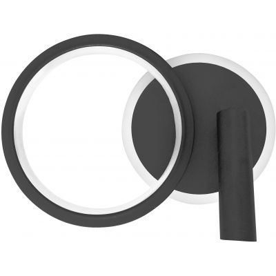 Candellux Monet kinkiet 1x18 W biały-czarny 22-35660