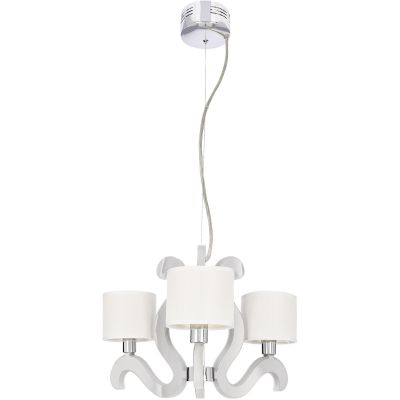 Candellux Ambrosia lampa wisząca 3x40 W chrom 33-33895