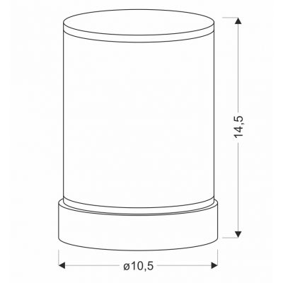 Candellux Brillo lampa stołowa 1x2,5 W czarna-przezroczysta 41-35806