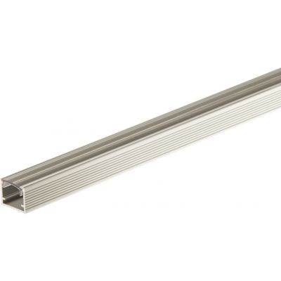 Cezar profil aluminiowy do taśmy LED prosty 14x12 mm z osłonką transparentną 100 cm srebrny 805806
