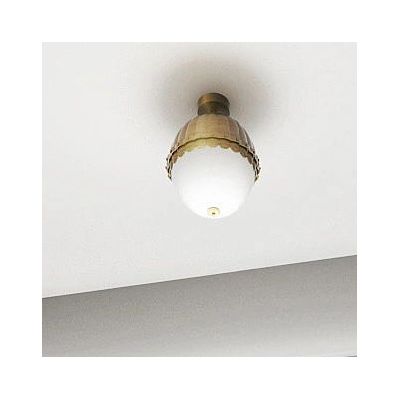 CosmoLight Pralines lampa wisząca 1x40W biały/mosiądz P01220BR