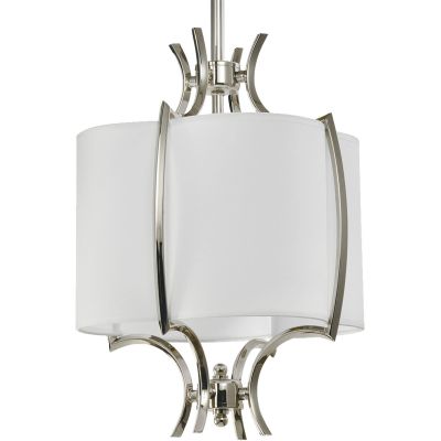 CosmoLight Faro lampa podsufitowa 1x40W nikiel/biały P01039NI-WH