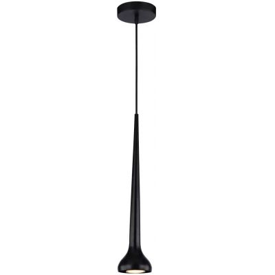 CosmoLight Toronto lampa wisząca 1x3W czarna P01588BK