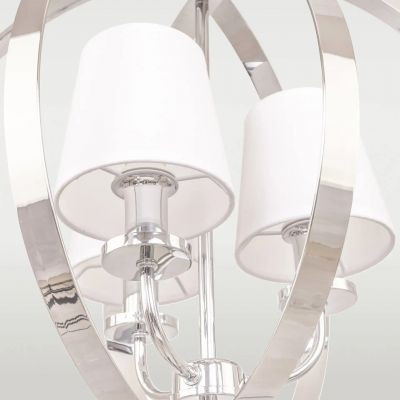 CosmoLight Berlin lampa wisząca 3x40W biały/chrom P03967CH
