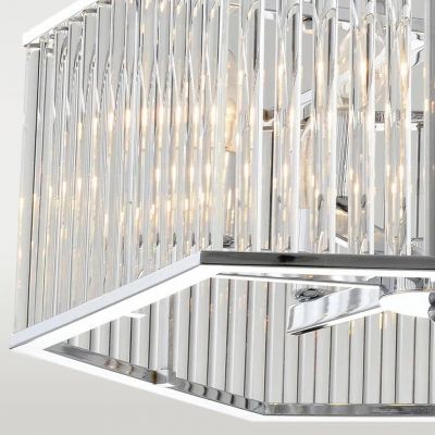 CosmoLight Glasgow lampa wisząca 6x40W chrom P06384CH