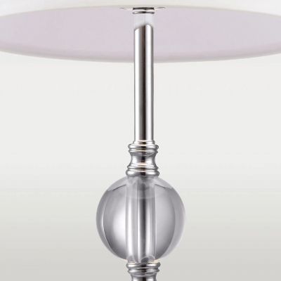 CosmoLight Monaco lampa stołowa 1x40W biały/chrom T01230WH