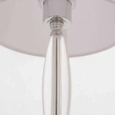 CosmoLight Monaco lampa stołowa 1x40W biały/chrom T01878WH