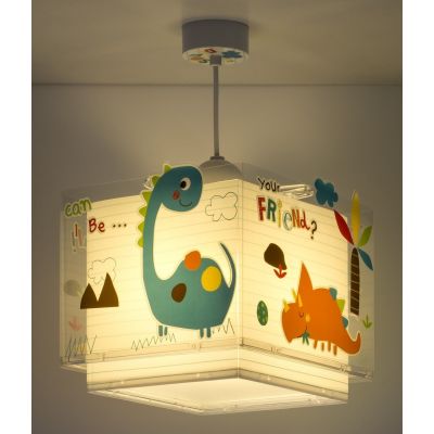 Dalber Dinos lampa wisząca 1x60W wielokolorowa 73452