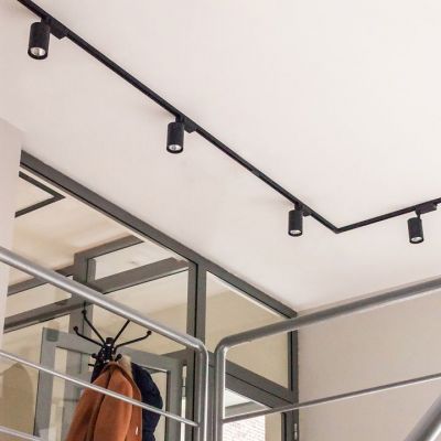 DPM lampa do szynoprzewodów 1x15 W czarny STR-15W-B