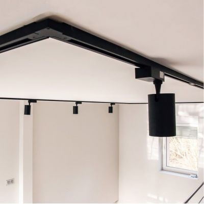 DPM zestaw szynoprzewód z reflektorami 4x15 W czarny STR-4X15W-B