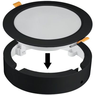 DPM plafon 1x18 W czarny CL9-C-18W-B