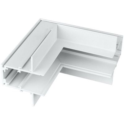 DPM M-Line łącznik kątowy do szyny magnetycznej wewnętrzny podtynkowy biały MTL-R-IL-W