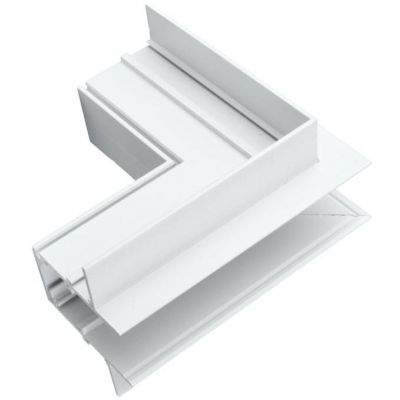 DPM M-Line łącznik kątowy do szyny magnetycznej zewnętrzny podtynkowy biały MTL-R-OL-W