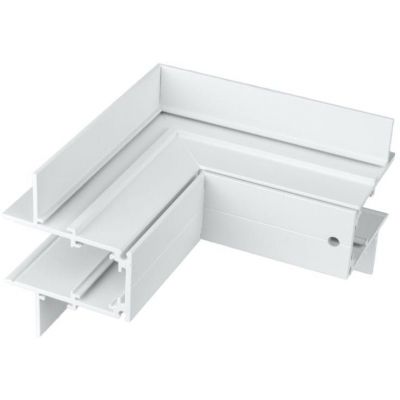 DPM M-Line łącznik kątowy do szyny magnetycznej zewnętrzny podtynkowy biały MTL-R-OL-W