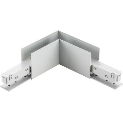 DPM M-Line łącznik kątowy do szyny magnetycznej poziomy natynkowy biały MTL-S-HL-W