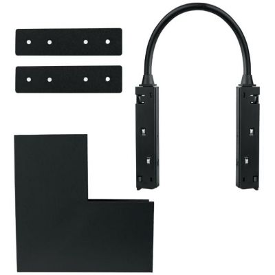 DPM M-Line Łącznik kątowy do szyny magnetycznej pionowy natynkowy czarny MTL-S-VL-B