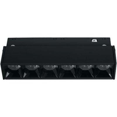 DPM M-Line lampa do szynoprzewodów 6x1 W czarny MTL-SPL-6W-B