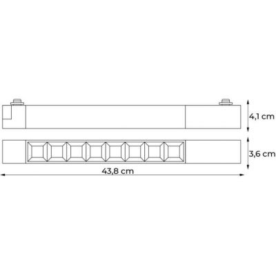 DPM X-Line lampa do szynoprzewodów 20 W biały STF-20W-W