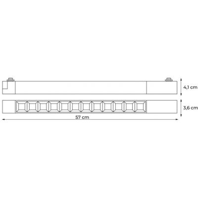 DPM X-Line lampa do szynoprzewodów 30 W biały STF-30W-W