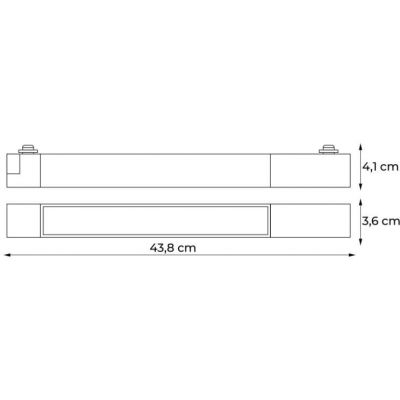 DPM X-Line lampa do szynoprzewodów 1x20 W biały STF3-20W-W