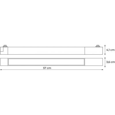 DPM X-Line lampa do szynoprzewodów 1x30 W biały STF3-30W-W