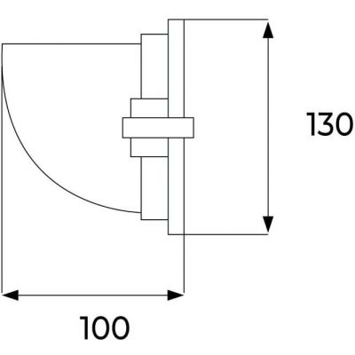 DPM X-Line lampa do zabudowy 1x20 W czarna STL-XB-20B