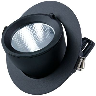 DPM X-Line lampa do zabudowy 1x20 W czarna STL-XB-20B