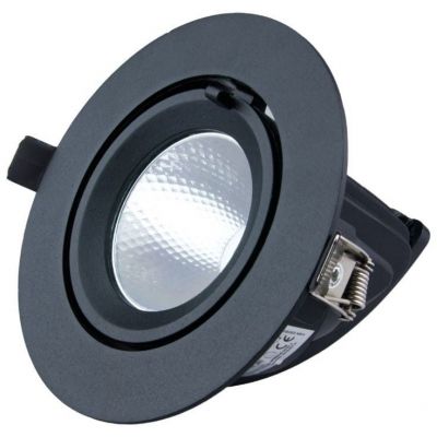 DPM X-Line lampa do zabudowy 1x20 W czarna STL-XB-20B