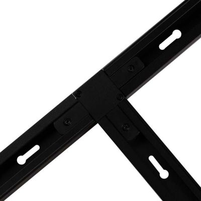 DPM X-Line złączka typu T do szyny natynkowej czarna STTB