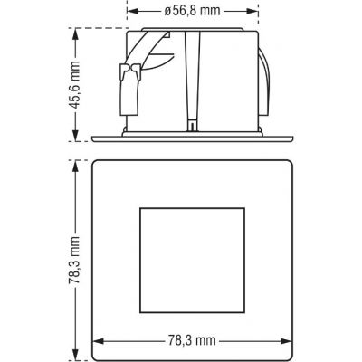 DPM lampa przypodłogowa 1x1,2 W srebrna YCB177S