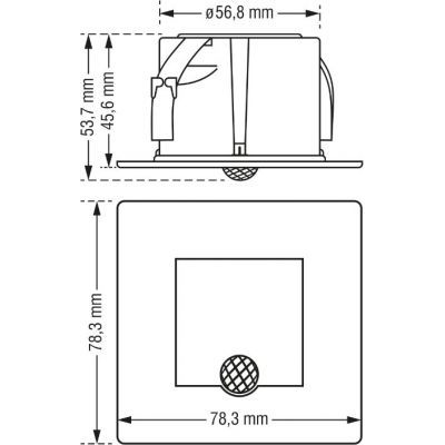 DPM lampa przypodłogowa 1x1,2 W srebrna YCB177S-PIR