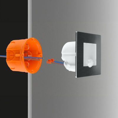 DPM lampa przypodłogowa 1x1,2 W srebrna YCB177S-PIR