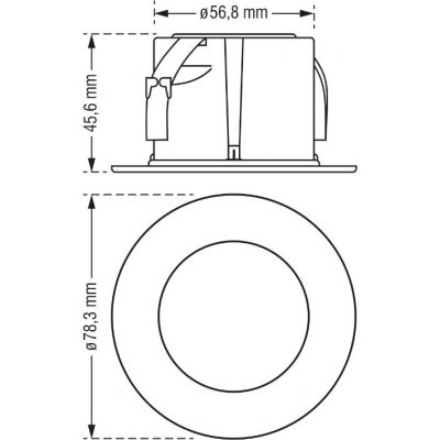 DPM lampa przypodłogowa 1x1,2 W czarna YCB178B