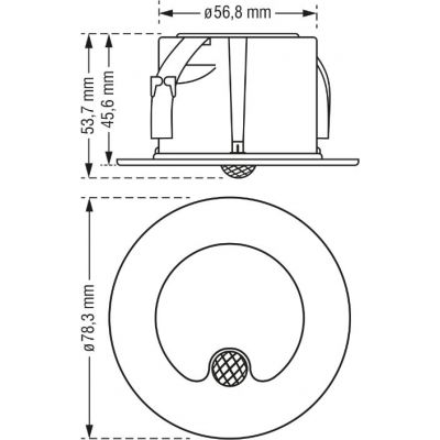 DPM lampa przypodłogowa 1x1,2 W czarna YCB178B-PIR