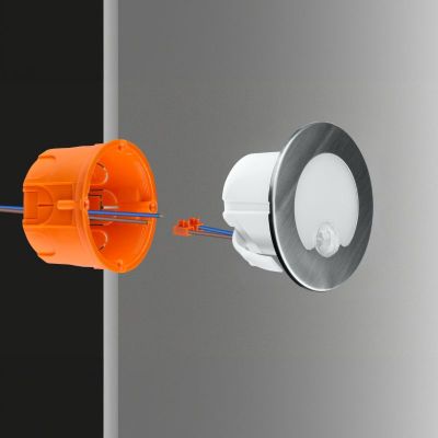 DPM lampa przypodłogowa 1x1,2 W srebrna YCB178S-PIR