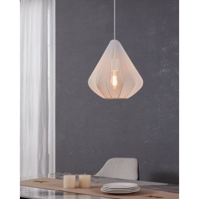 Eglo Dolwen lampa wisząca 1x40 W biała 43996