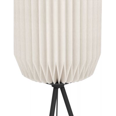 Eglo Belgrave lampa stojąca 1x60 W biała-czarna 44104