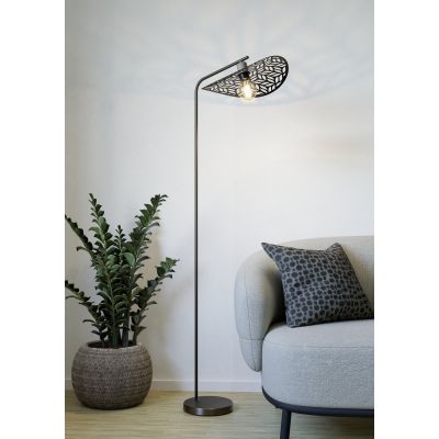 Eglo Swaby lampa stojąca 1x60 W brązowa 44127