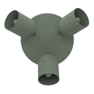 Eglo Tilston lampa podsufitowa 3x40 W zielona 44134