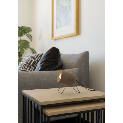 Eglo Tilston lampa stołowa 1x40 W piaskowa 44165