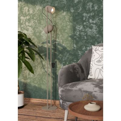 Eglo Tilston lampa stojąca 2x40 W piaskowa 44166