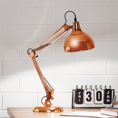 Eglo Borgillio lampa biurkowa 1x40 W miedź 94704