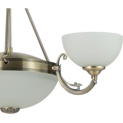 Eglo Savoy lampa wisząca 3x40 W 2x60 W patyna/satyna 82748