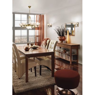 Eglo Savoy kinkiet 1x40 W patyna-satyna 82751